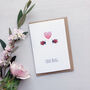 Ladybird Love Bugs Watercolour Greetings Card, thumbnail 1 of 2