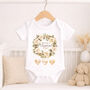 Personalised Newborn Baby Announcement Outfit, thumbnail 1 of 7