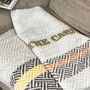 Personalised Geometric Pattern Throw, thumbnail 2 of 2