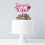 Personalised Congratulations Cake Topper, thumbnail 1 of 6