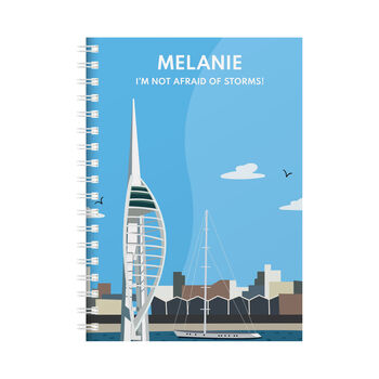 Personalised Spinnaker Tower Diary And Notebook, 2 of 10
