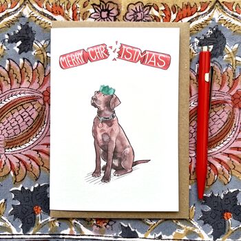Labrador Cracker Christmas Card, 3 of 3