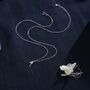 Extra Tiny Robin Bird Pendant Necklace, thumbnail 7 of 11