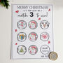 Match Three To Win Christmas Scratchcard, thumbnail 1 of 3
