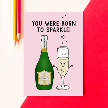 Prosecco Birthday Card, 3 of 3