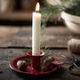 Red Wee Willie Winkie Candle Gift Scandi Christmas, thumbnail 4 of 4