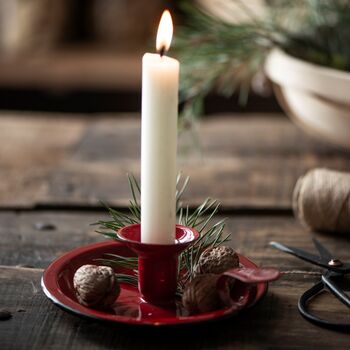 Red Wee Willie Winkie Candle Gift Scandi Christmas, 4 of 4