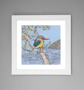 'Dwarf Kingfisher' Print, 2 of 3