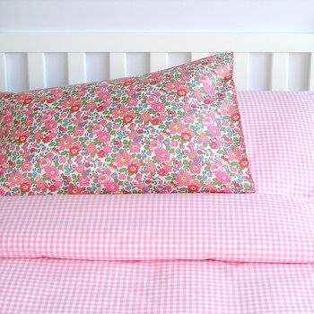 Liberty And Gingham Bed Linen, 2 of 5