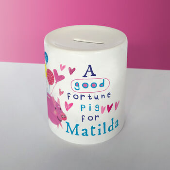 Personalised Ceramic Money Box, 6 of 6