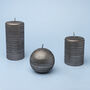 Grey Silver Candle By G Decor, thumbnail 7 of 8