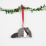 Anteater Christmas Tree Decoration, thumbnail 1 of 7