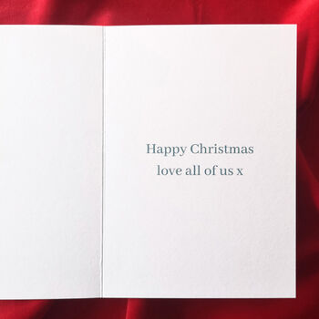 Ralph Lauren Style Origami Heart Christmas Card, 5 of 5