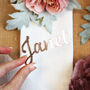Rose Gold Acrylic Name Place Table Settings, thumbnail 11 of 12
