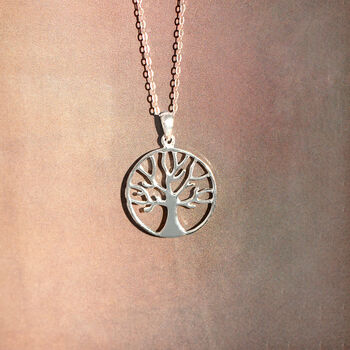 Tree Of Life Sterling Silver Necklace, 3 of 6