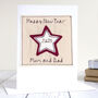 Personalised Star Christmas 2024 Or Happy New Year 2025 Card, thumbnail 2 of 12