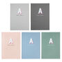 Personalised A5 Typographic Notebook Colour, thumbnail 2 of 8