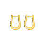 Petal Hoops Small In Gold Vermeil, thumbnail 1 of 2