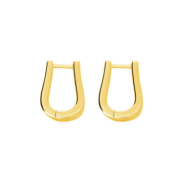 Petal Hoops Small In Gold Vermeil, 2 of 4