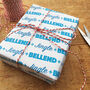 Funny Jingle Bellend Christmas Wrapping Paper, thumbnail 4 of 8