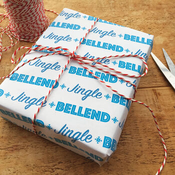 Funny Jingle Bellend Christmas Wrapping Paper, 4 of 8