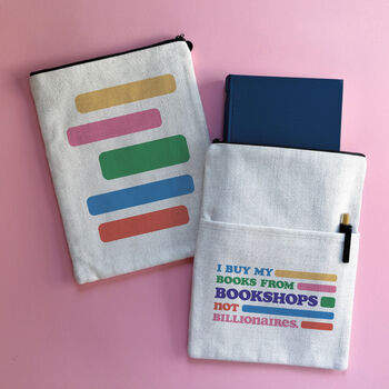Bookshops Not Billionaires Book Sleeve, 2 of 2