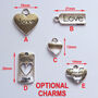 Personalised Valentine Keyring And Bag Charm, thumbnail 7 of 8