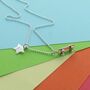 Personalised Skateboard Star Necklace, thumbnail 1 of 3