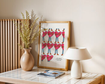 She Showed Up For Herself Art Print, Affirmation Print, 2 of 4