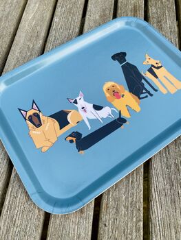 All The Dogs Small Wooden Tray, 2 of 5