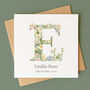 Personalised Botanical New Baby Card, thumbnail 3 of 6