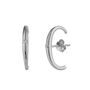 Fine Diamond Sterling Silver Ear Suspension Earrings, thumbnail 3 of 12