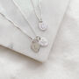 Sterling Silver Personalised Dinky Heart Initial Necklace, thumbnail 4 of 12