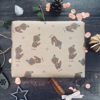 Cockapoo Personalised Wrapping Paper, 4 of 6