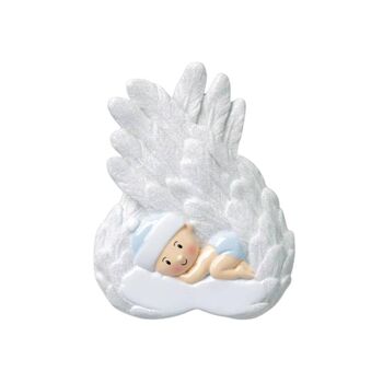 Baby Angel Pink Personalised Christmas Decoration, 3 of 3