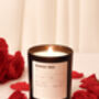 Valentine Day Candle | Rose + White Musk + Saffron, thumbnail 3 of 5
