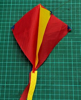 Tiny Dancer The Indoor Stunt Kite. Handmade In Gb By Morgan Kites, 8 of 8
