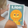 Personalised Kids Lion Art Print, thumbnail 6 of 7