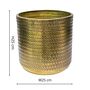 Solis Embossed Gold Planter, thumbnail 2 of 2