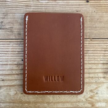 Personalised Leather Card Holder, 5 of 6