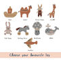 Personalised First Birthday Sweatshirt With Toy Design, thumbnail 3 of 7