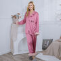 Personalised Bride Bridesmaid Feather Pajamas, thumbnail 3 of 7