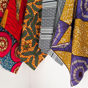 African Print Cotton Fat Quarters Five Pack, 2 of 4