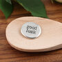 Good Luck Pewter Pocket Pebble Message Token, thumbnail 6 of 9