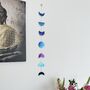 Glass Moon Phases Wall Hanging Multicolor, thumbnail 1 of 8