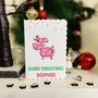 Christmas Card For Granddaughter Daughter Sister Niece Reindeer, thumbnail 2 of 7