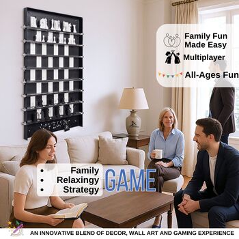 Vertical Chess Board Wall Game, 9 of 10