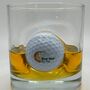 Personalised 'Best Dad By Par' Golf Ball Whisky Glass, thumbnail 1 of 4