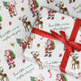 Christmas Teacher Gift Wrapping Paper Roll Or Folded, thumbnail 3 of 4