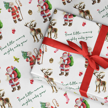 Christmas Teacher Gift Wrapping Paper Roll Or Folded, 3 of 4